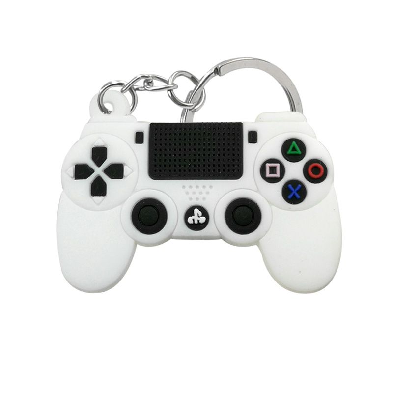 Gamer PS4 Controller Style Silicone Key Chain