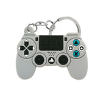 Load image into Gallery viewer, Gamer PS4 Controller Style Silicone Key Chain
