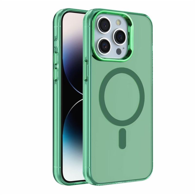 Stylish Bumper Case for iPhone 16 Pro Max Magnetic Wireless Charging Ready