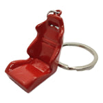 Load image into Gallery viewer, Racing Seat Metal Key Chain - Red
