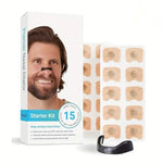 Load image into Gallery viewer, Magnetic Nasal Breathing Expansion Kit with 4 Clips 30 Magnet Patches
