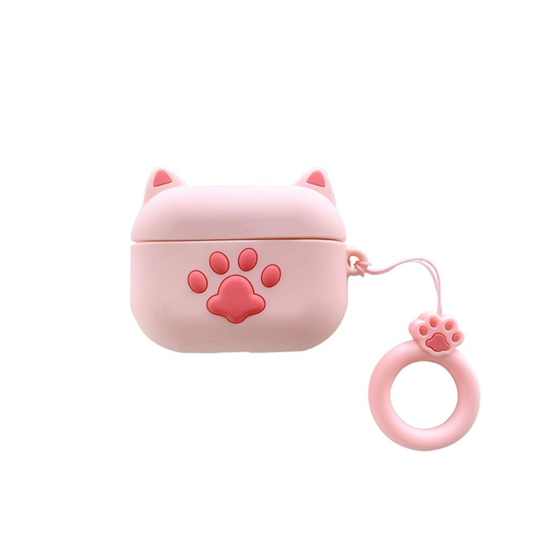 PurrfectPods Pink Generic Case Compatible with Earpods 1/2