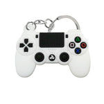 Load image into Gallery viewer, Gamer PS4 Controller Style Silicone Key Chain
