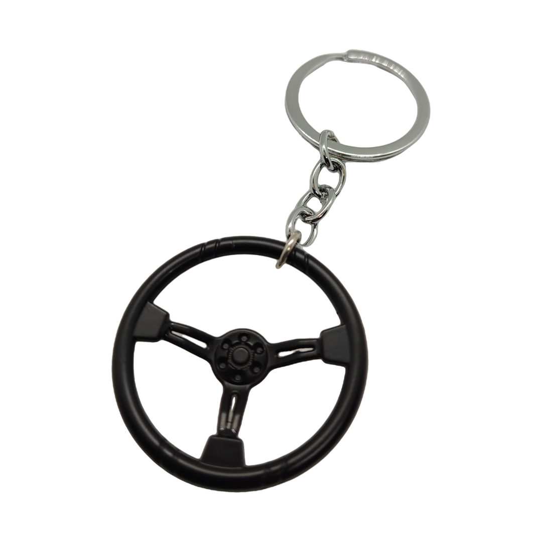 Sport Steering Wheel Automotive Key Chain