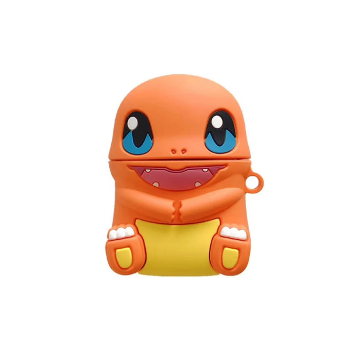 Inspired by Charmander Generic Silicone Protective Case Compatible with Earpods Pro