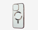 Load image into Gallery viewer, Electroplated MagSafe Case Built-in Clear Lens Protector for iPhone 15 Pro Max
