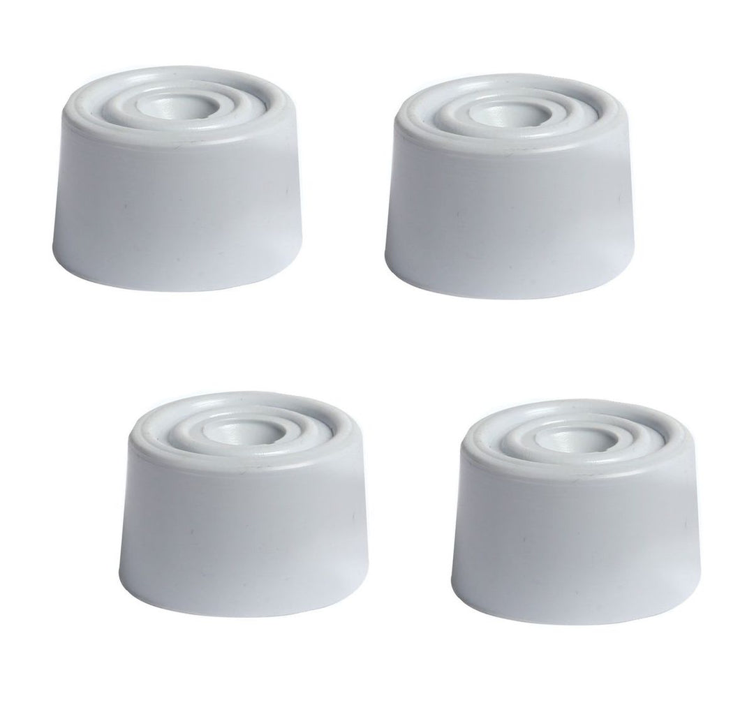 Set of 4 Rubber Door Stoppers -White