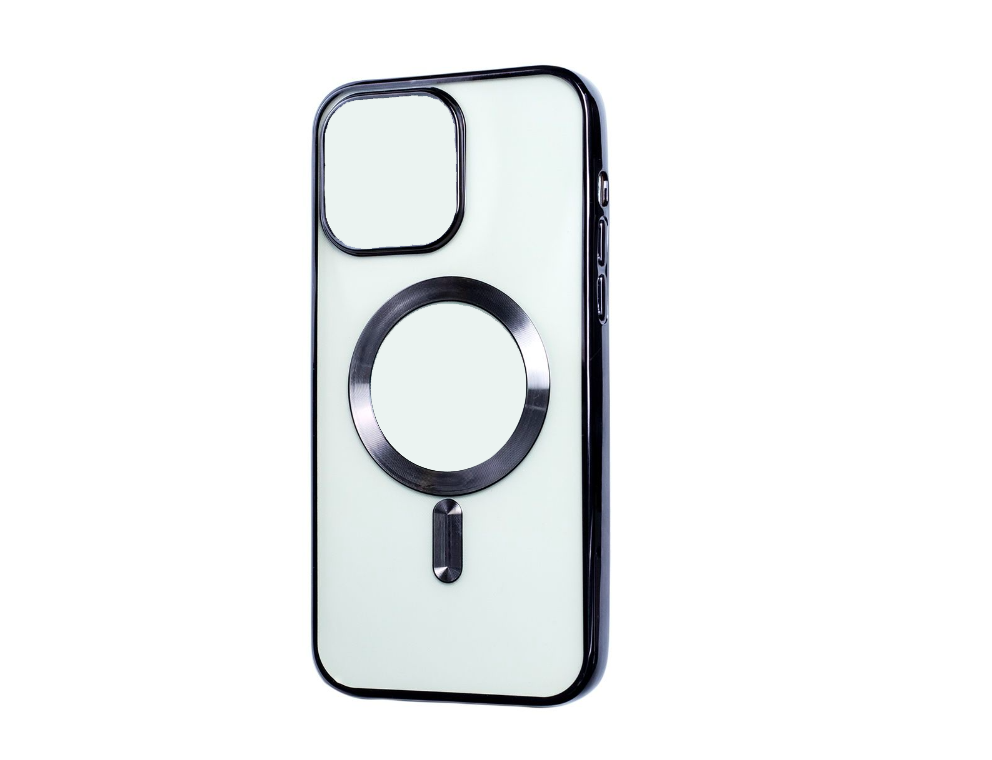 Electroplated MagSafe Case Built-in Clear Lens Protector for iPhone 15 Pro Max