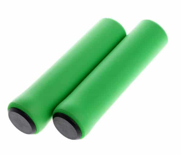 Silicone Anti-Slip MTB and Scooter Handle Grips - Green