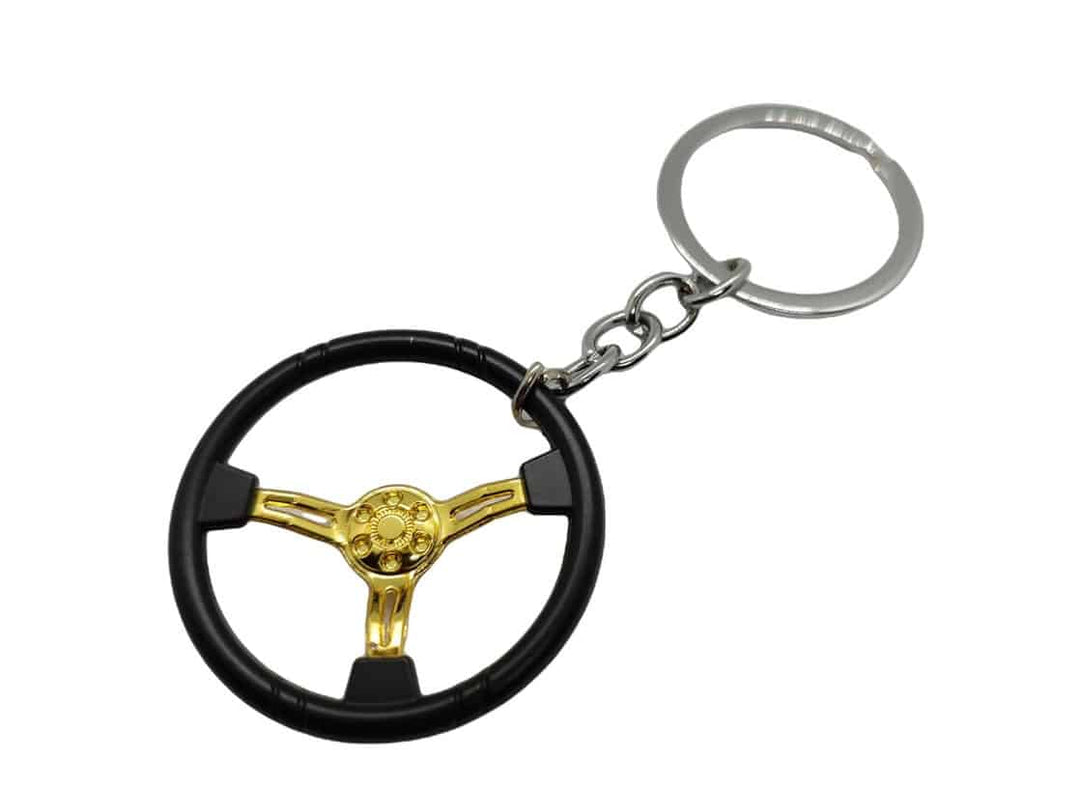 Sport Steering Wheel Automotive Key Chains