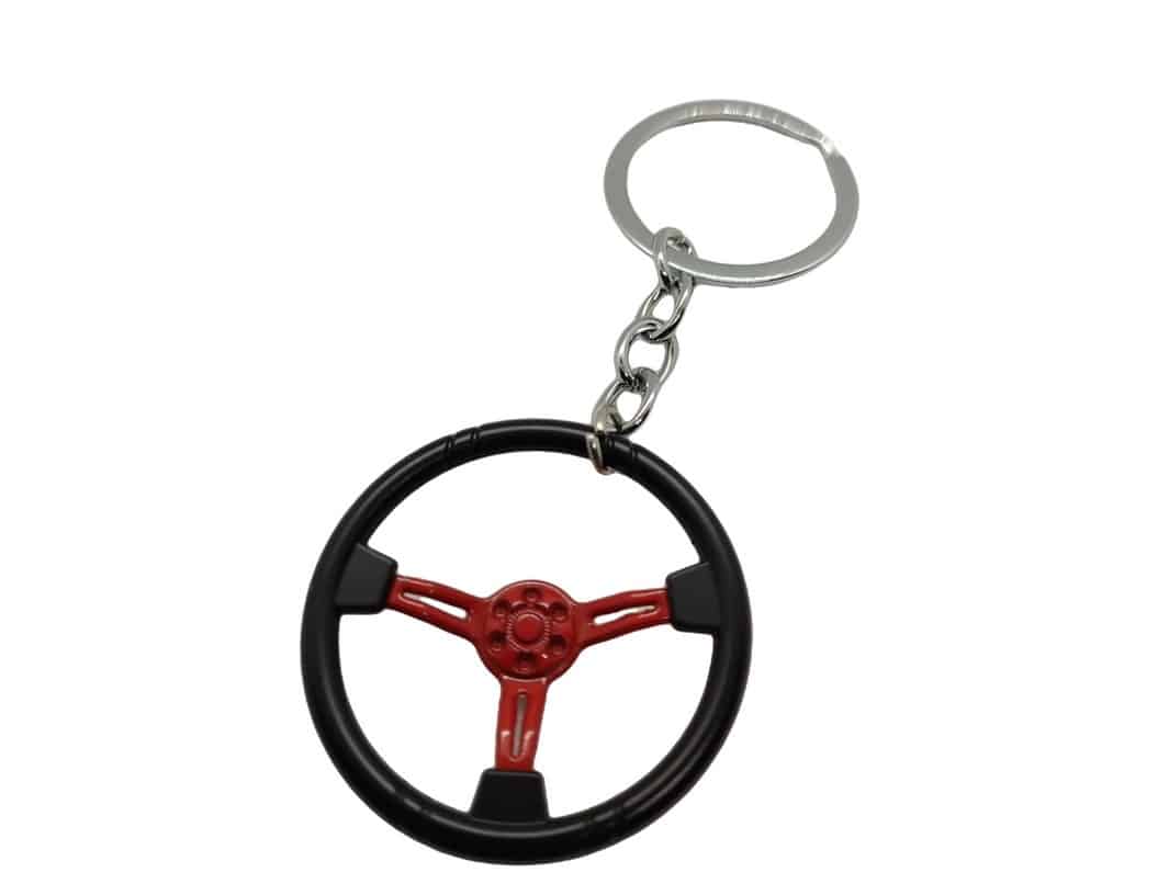 Sport Steering Wheel Automotive Key Chains