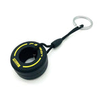 Load image into Gallery viewer, Formula 1 Inspired PVC Soft Rubber Tire Keychain
